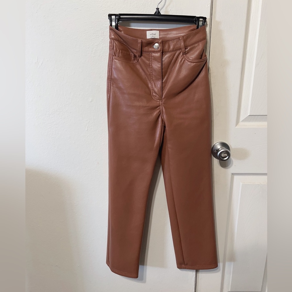 🤎SOLD🤎 Aritzia Leather Pants